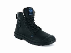 Palladium Férfi Túrabakancs - Pampa Sport Cuff WPS Fekete | 304VUQSMN